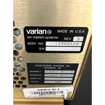 Varian E19008440 Plasma Flood / Target Bias Power Supply